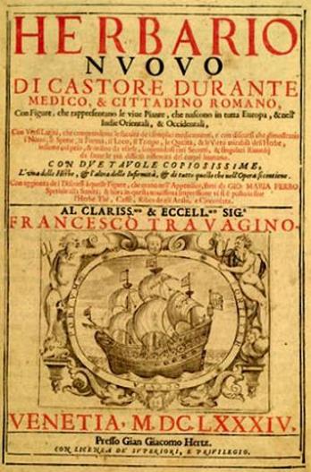 Durante_Castore_Herbario_nuovo