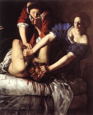 Artemisia Gentileschi, Giuditta che decapita Oloferne, 1612